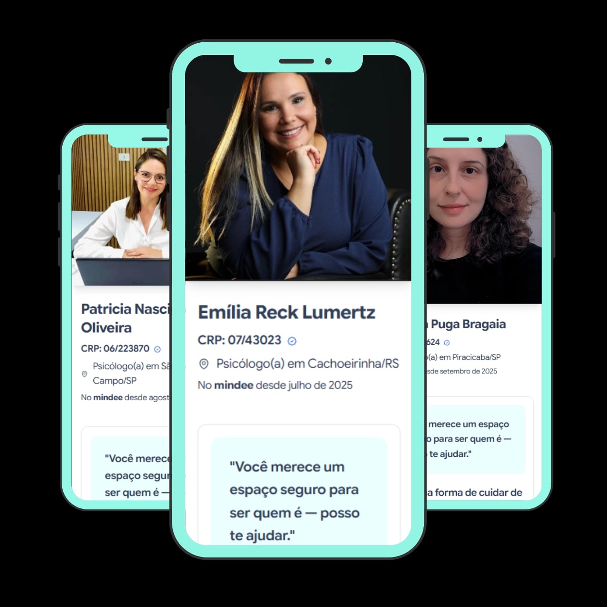 Psicólogos verificados para terapia online — acolhimento profissional